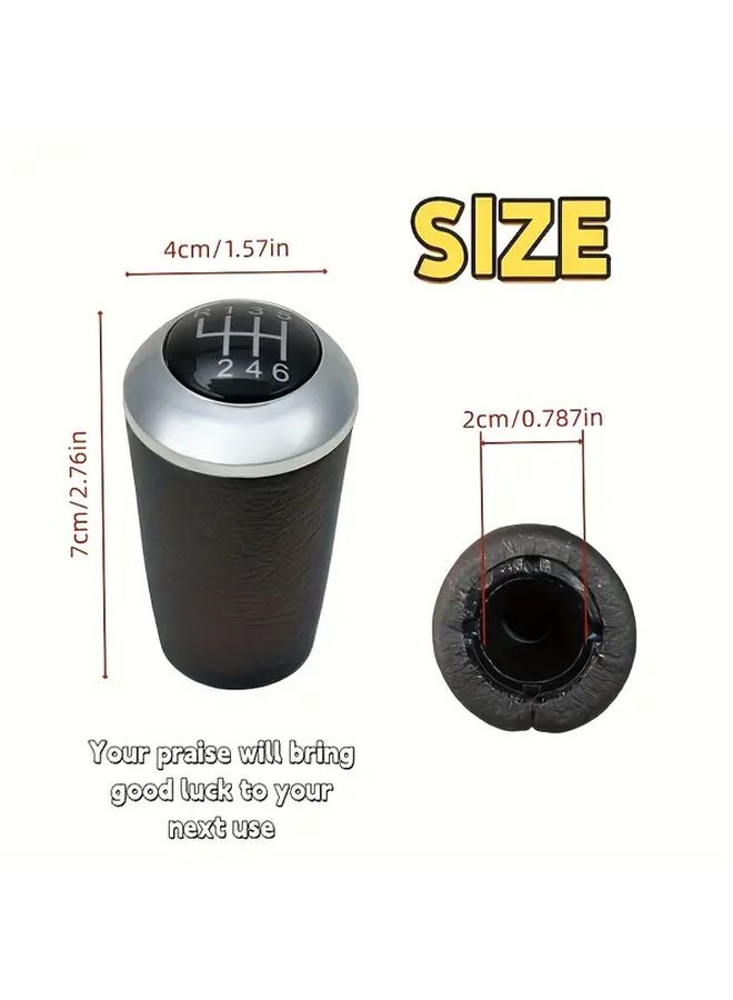 Black 6 Speed Manual Shift Knob For Mazda 3 6 MX 5 CX 7 2008 2012 Easy Install - Image 2
